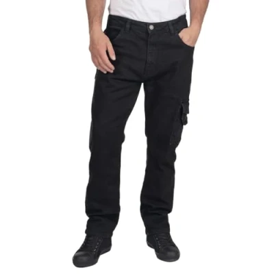 Afbeelding van Lee Cooper Arbeitshose Trousers LCPNT239 Stretch Carpenter Jeans Black W38 L33