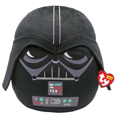 Image de Peluche Ty Star Wars Squish a boos Medium Darth Vader 40 cm Noir