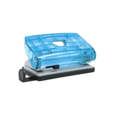 Afbeelding van Rapesco BC810PBB 810 P perforator met 2 gaten, voor 12 vellen, blauw transparant