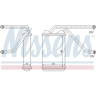Afbeelding van Nissens Kachelradiateur 76511