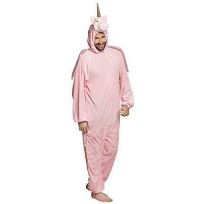 Afbeelding van Boland Kostuum Eenhoorn pluche roze (max. 1.95 m) Volwassenen Fantasy Unicorn