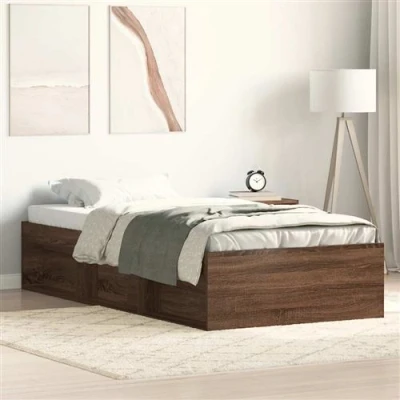 Afbeelding van Bedframe Bruineikenkleurig 140X200 cm 75 x 190 / bruin eikenkleur