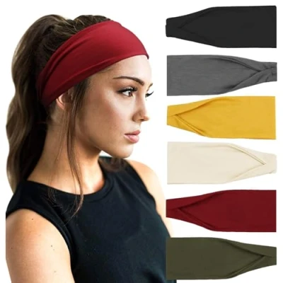 Afbeelding van DRESHOW Haarband voor dames, yoga, hardlopen, sport, training, schattige haarbanden, accessoire