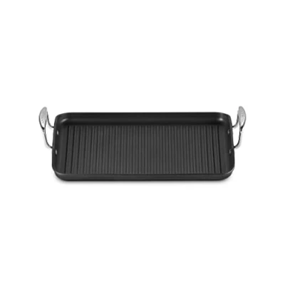 Afbeelding van Le Creuset Anti aanbak Xl grillplaat In Zwart 34cm