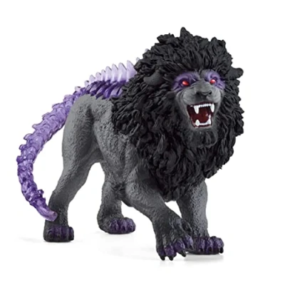 Image de Schleich 42555 Lion des Ténèbres Noir et Mauve