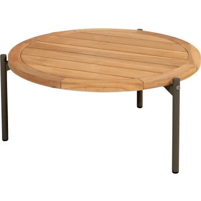 Afbeelding van Yoga lounge tuintafel 73xH35 cm aluminium terre 4 Seasons Outdoor
