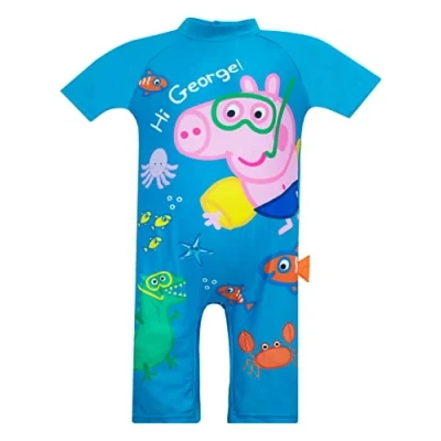 Afbeelding van Peppa Pig Badpak George Jongen, Blauw