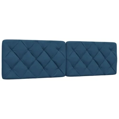 Afbeelding van vidaXL Hoofdbordkussen 180 cm stof blauw