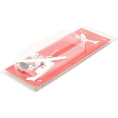 Afbeelding van Herpa 013789 002 H0 Vliegtuig Sportvliegtuig, propeller zilver
