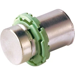 Afbeelding van Comap MultiSkin messing perskoppeling eindkap 16 (water)