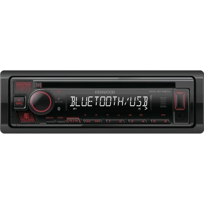 Afbeelding van Kenwood KDC BT460U Radio CD Speler Bluetooth Rood