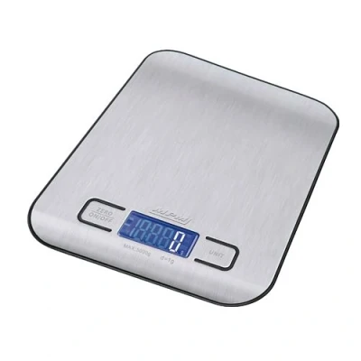 Image de Balance de Cuisine Numérique Acier Inoxydable Haute Précision 1g Jusqu&#039;à 5Kg MPM MWK 02M Argent