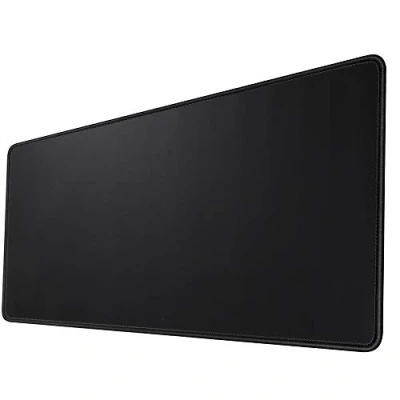 Afbeelding van HIHUHEN Gaming Mouse Mat/Large Pad 600x300x3 mm XL muismat tafelmat/groot formaat verbeterde precisie en snelheid rubberen basis voor stabiele grip op gladde oppervlakken antislip (60x30 Black001)