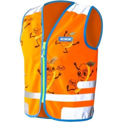 Afbeelding van Wowow Reflectievest Comic Veggie Maat M Oranje