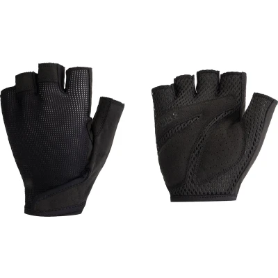 Afbeelding van BBB Cycling CoolSupport Fietshandschoenen Zomer 15 25 C Medium Padding Antislip Handpalm Wielrenhandschoenen Heren &amp; Dames Zwart Maat M BBW 72