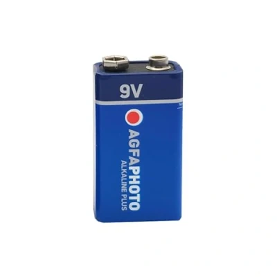 Afbeelding van AgfaPhoto Piles Alcalines PLUS E Block 6LR61 (9V, Lot de 10) Longue Durée Vie Idéales pour Appareils Photo, Télécommandes et Gadgets Électroniques Performance Fiable Constante