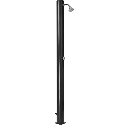 Afbeelding van Blue Bay Douche Solar Recht Zwart 20 ltr