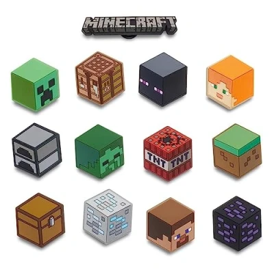 Afbeelding van Crocs Miencraft13pk, Minecraft13 stuks, uniseks, volwassenen, meerkleurig, één maat, Meerkleurig