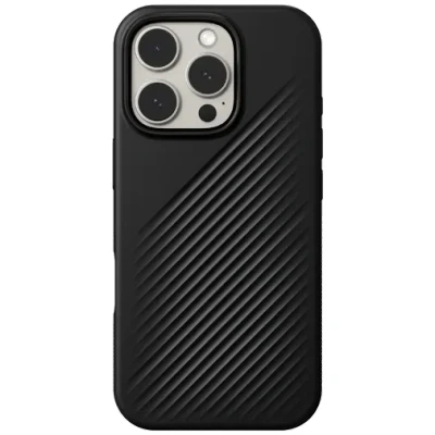 Afbeelding van ZAGG Luxe Snap Hoesje Geschikt voor Apple iPhone 16 Pro Graphene Back Cover Compatibel met MagSafe 3M Valbescherming Gerecycled Materiaal Zwart