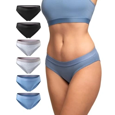 Afbeelding van DANISH ENDURANCE Damesbralettes van biologisch katoen, comfortabel, zacht, zonder beugel, 1 of 3 stuks