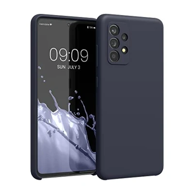 Afbeelding van kwmobile beschermhoes voor Samsung Galaxy A52 / 5G A52s van zachte TPU silicone bosbessen