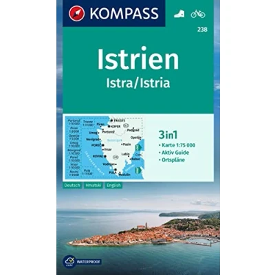 Afbeelding van KOMPASS WK 238 Wandelkaart Istrië