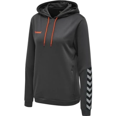 Afbeelding van Hummel Hmlauthentic Hoodie, Dames, Maat: XL, Asphalt