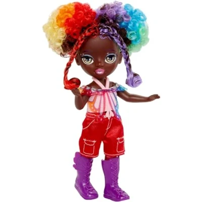 Afbeelding van Rainbow High Littles Fantasy Fairies &amp; Pet Astrid, Regenboog Kleine pop van 14 cm Eenhoorn Pegasus met verwisselbare feeënvleugels, schattig cadeau vanaf 4 jaar