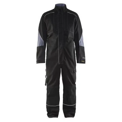 Image de Combinaison manches longues retardant flamme noir/gris