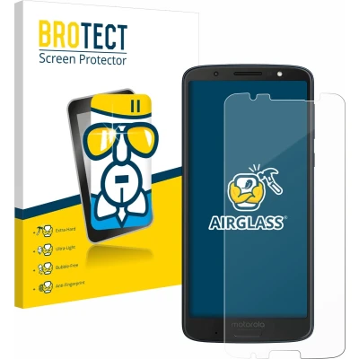 Afbeelding van BROTECT Screenprotector voor Motorola Moto G6 Plus Folie Beschermfolie Beschermglas transparant