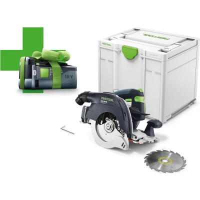 Afbeelding van Festool HKC 55 EB Basic 5,0 Accu Pendelkapzaag 18V 5.0Ah in Systainer 577034