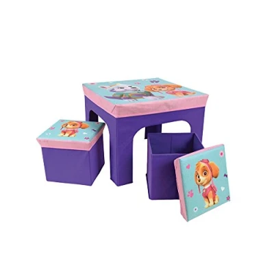 Image de Pat Patrouille Ensemble Table + 2 Tabourets