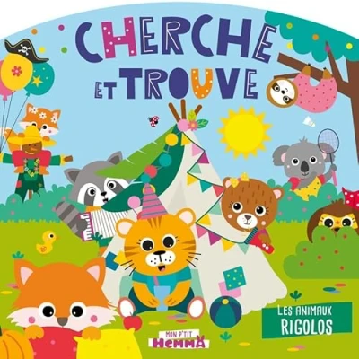 Afbeelding van LES ANIMAUX RIGOLOS CHERCHE ET TROUVE