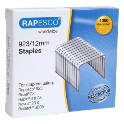 Image de Boite de 1000 Agrafes Galvanisées 923/12mm type 23