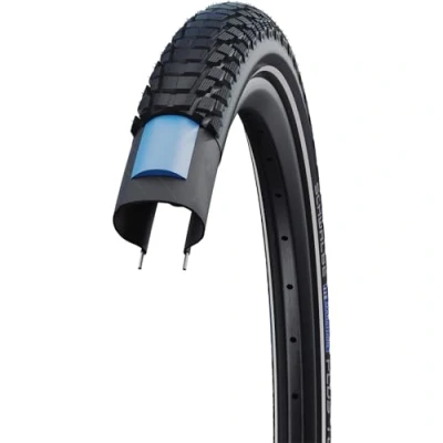 Afbeelding van Schwalbe Buitenband 26 2.00 (50 559) Marathon Plus Tour Perf. zw+R