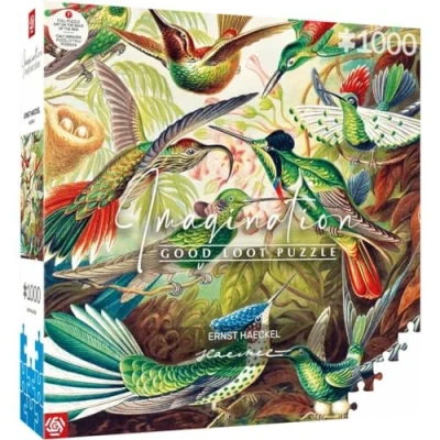 Afbeelding van Ernst Haeckel Hummingbirds Puzzel 1000 stukjes voor Volwassene