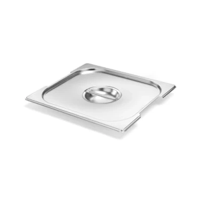 Afbeelding van Hendi Deksel voor GN containers Budget Line 2/3 formaat roestvrij staal 354x325mm