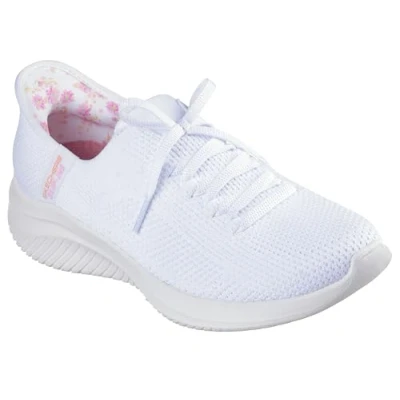 Afbeelding van Skechers Slip Ins: Ultra Flex 3.0 Morning Blosso, Vrouwen, Wit, Sneakers,Sportschoenen, maat: 36