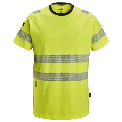 Afbeelding van Snickers 2539 High Vis, Klasse 2 T shirt Geel, Visbility/