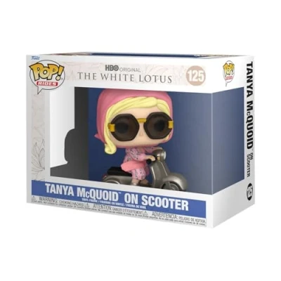 Afbeelding van Funko Pop! Rides: Witte Lotus Tanya McQuoid op scooter Vinyl verzamelfiguur Cadeau idee Officieel product Speelgoed voor kinderen en volwassenen TV fans Figuur