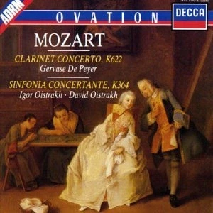 Afbeelding van Mozart: Clarinet Concerto, Sinfonia Concertante / Maag, LSO