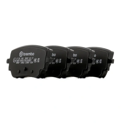 Afbeelding van BREMBO P 50 148 Remblokkenset Excl. slijtage waarschuwingscontact Met remzadelschroef, anti kreukplaat toebehoren MERCEDES BENZ: A Class