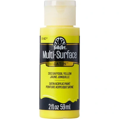 Afbeelding van Multi surface Acrylverf 2912 Daffodil Yellow Folkart 59 ml