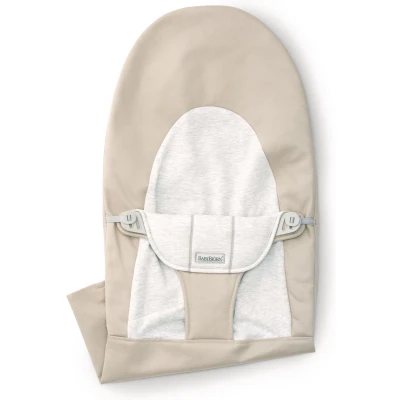 Afbeelding van BabyBjörn Stoffen Zitting voor Wipstoel Geweven Jersey Beige Grijs
