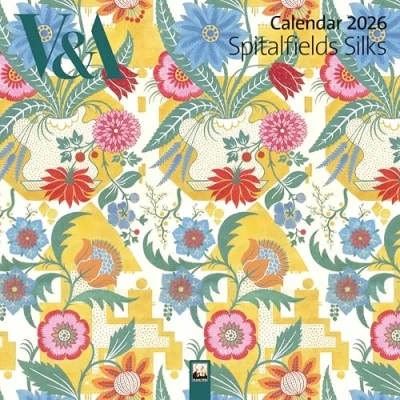 Afbeelding van V&amp;a: Spitalfields Silks Wall Calendar 2026 (Art Calendar)