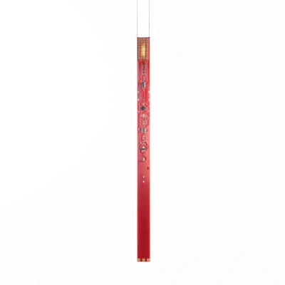 Afbeelding van LED design hanglamp One New Flame in rood