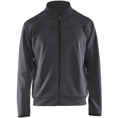 Afbeelding van Blaklader Service sweatshirt met rits 3362 2526 Medium Grijs/Zwart