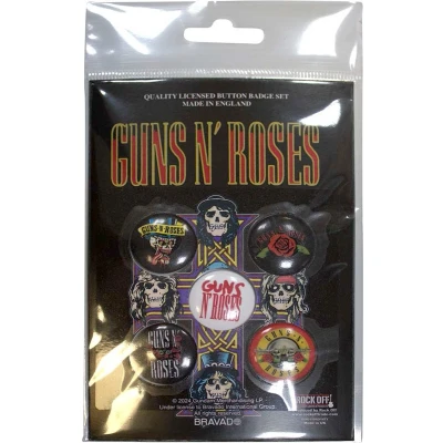 Afbeelding van Guns N&#039; Roses Bullet Logo Button 5 pack