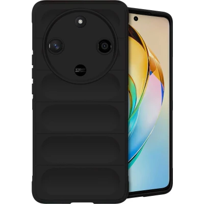 Afbeelding van iMoshion Hoesje Geschikt voor Honor Magic 6 Lite Siliconen EasyGrip Backcover Zwart