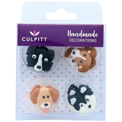 Afbeelding van Culpitt Suikerdecoratie Honden 12st.